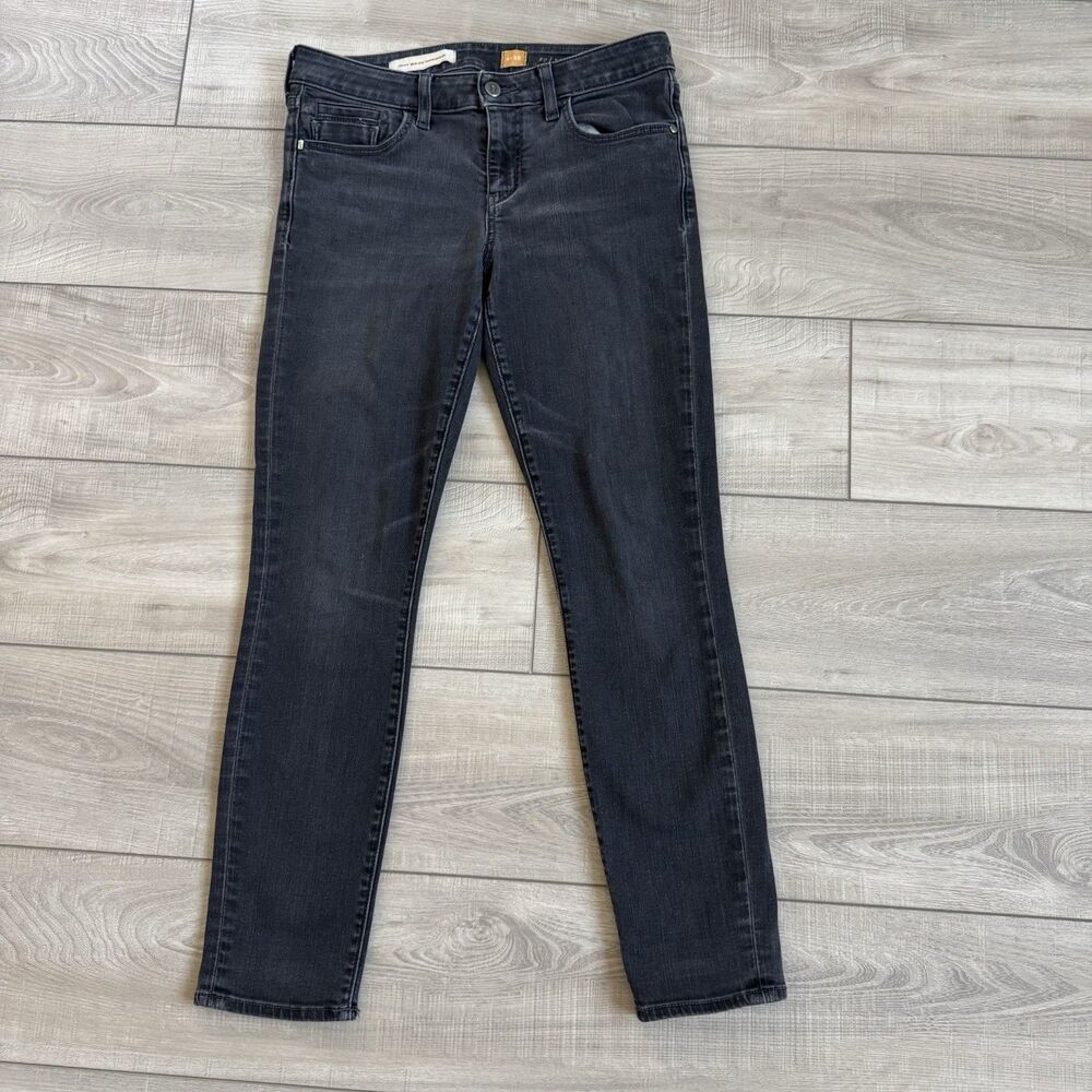 Pilcro and the Letterpress Women's Black Slim Skinny Denim Jeans, size 28